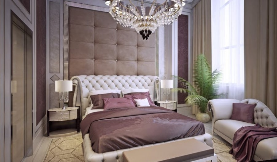 phòng ngủ với phong cách art deco đẹp