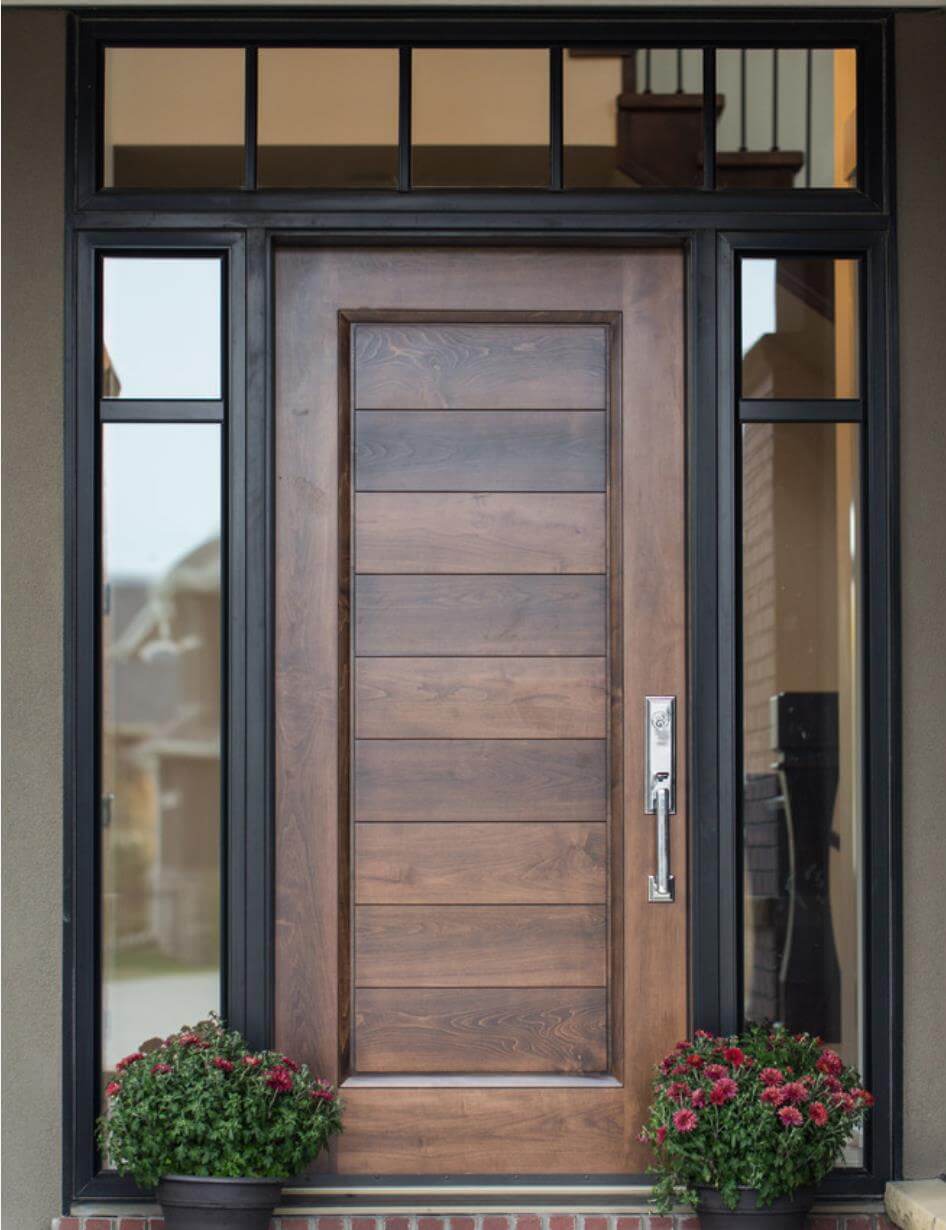thiết kế cửa gỗ 1 cánh
