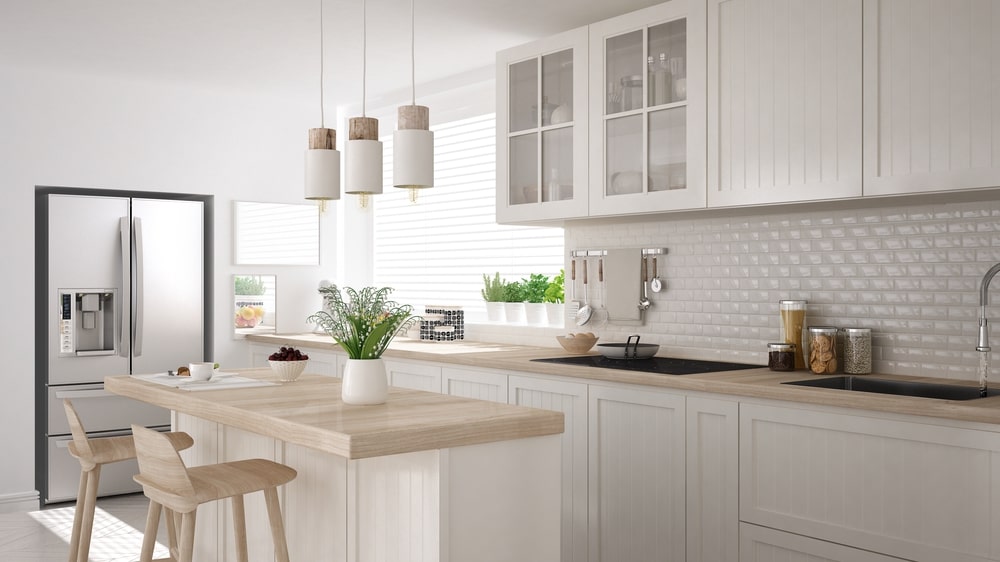 thiết kế phong cách scandinavian phòng bếp đẹp