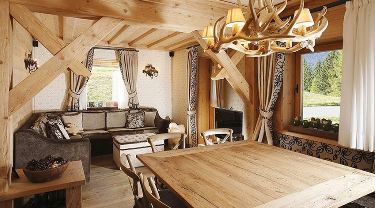 nội thất theo phong cách rustic