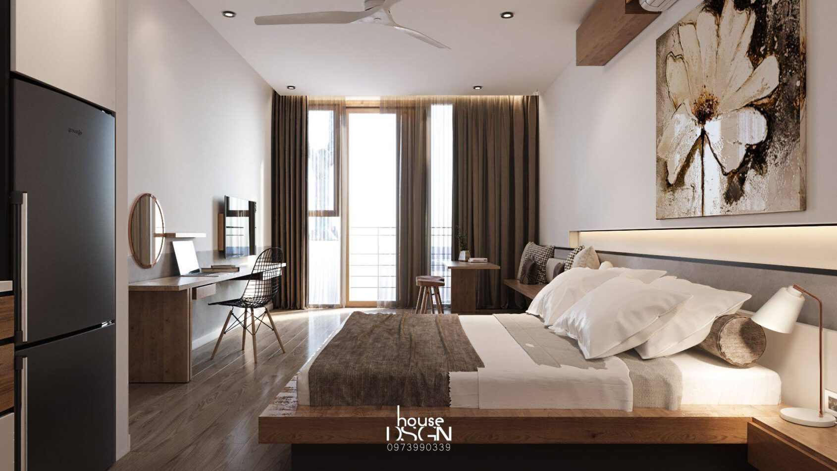 Thiết kế nội thất khách sạn mini sang trọng | Housedesign