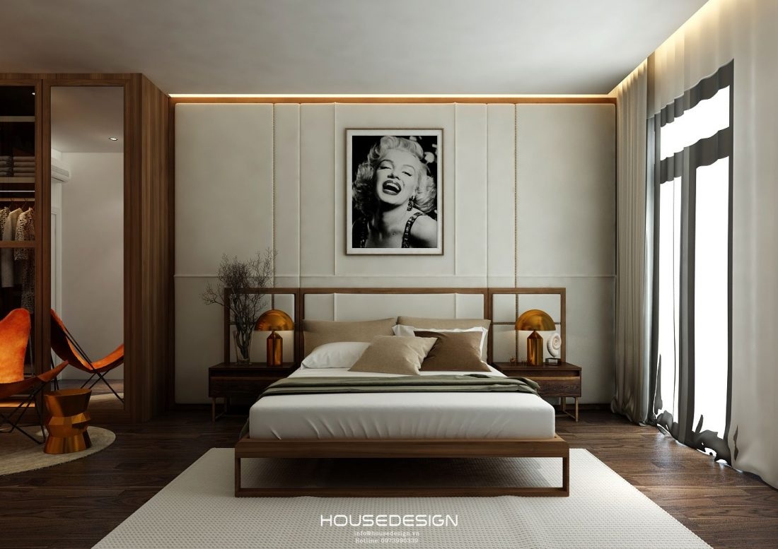 thiết kế nội thất phòng ngủ đơn giản - Housedesign