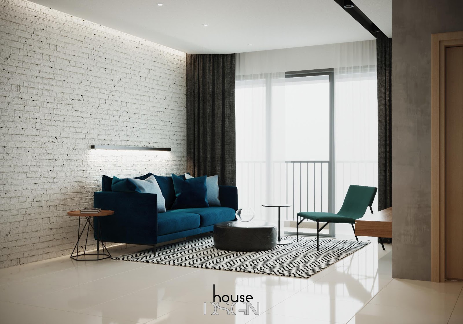 thiết kế phòng khách nhỏ - Housedesign